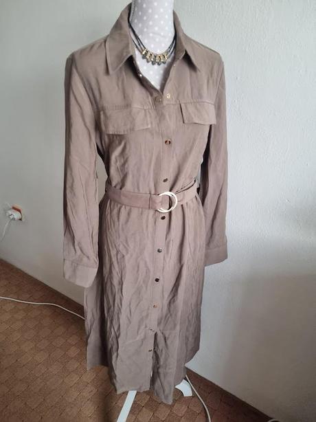 Hnedé košeľové šaty reserved veľ. 40, reserved,40