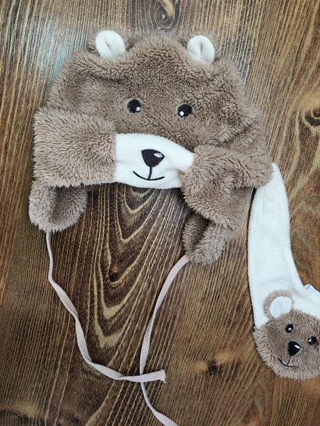 Zimná čiapka a nákrčník macko, ergee,74