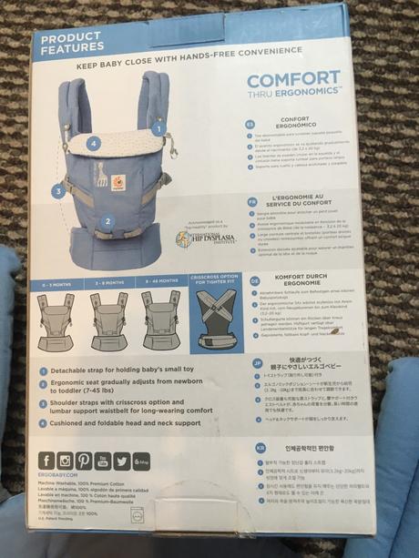 Detský nosič ergobaby sophie la giraffe, ergo baby