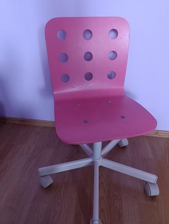 Stolička detská drevená otočná, 