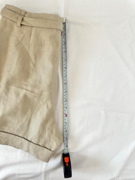 Béžové ľanové šortky, lindex,m