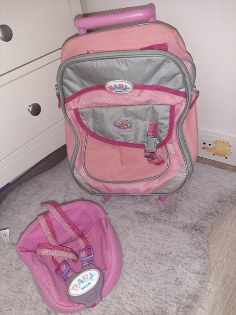 Kufrik, sedačka baby born, 