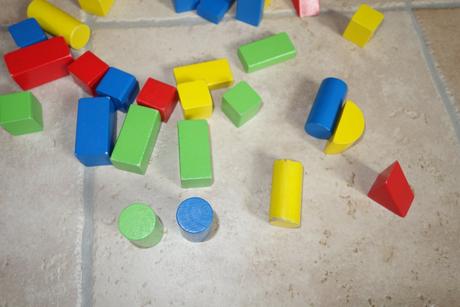 Kocky kvalitné stavebnica 45ks, 