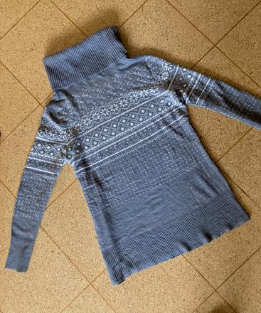 Svetrík so zimným vzorom, bonprix,xxl