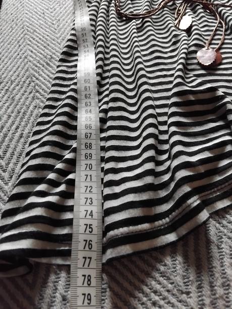 Letne pasikave šaty, xs