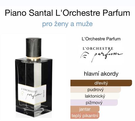 Piano santal - l orchestre parfum - vzorka unisex,