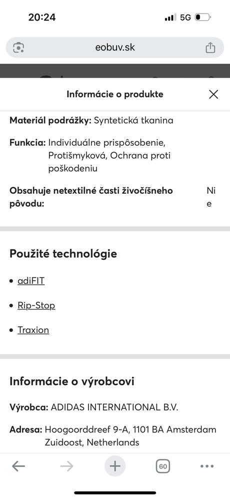 Botasky, adidas,36