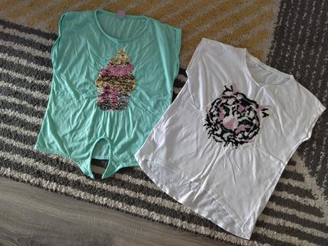 Tričká s flitrami 146/152, 146