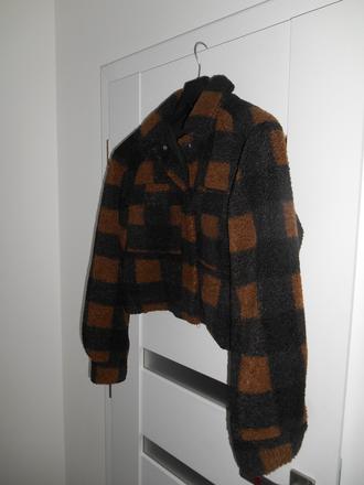 Kabátik z umelej ovčej kožušiny, h&m,m