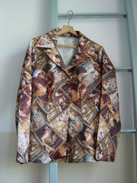 Sako s originálnou potlačou, m