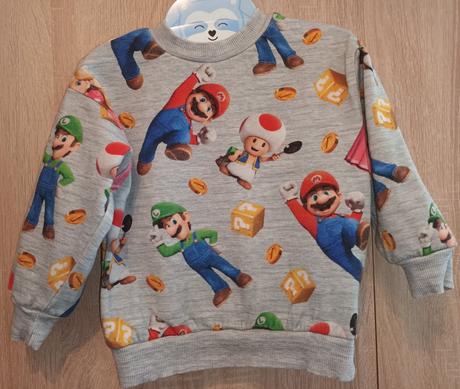 Mikina super mario, h&m,98
