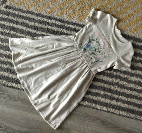 Kvetinkové šaty 122/128, h&m,128