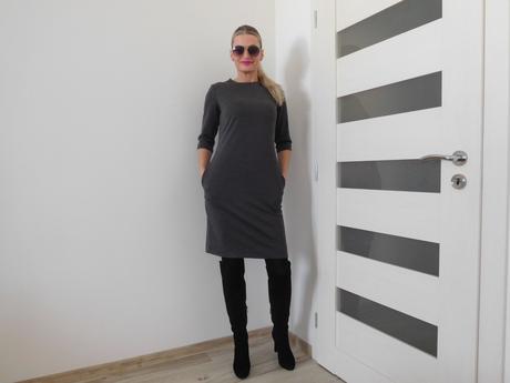 Elegantné elastické šatočky s ružovým detailom, 36, 36