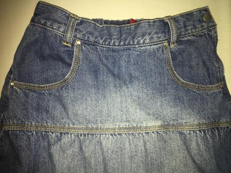 Riflová sukňa, 140