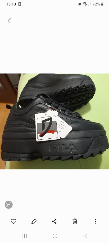 Nenosené botasky, fila,38