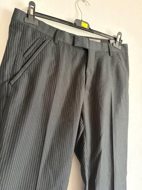 Hm velk 48 elegantne biznis nohavice pruzkovane c, h&m,48
