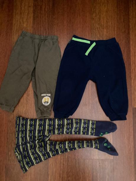 5 ks tepláky/nohavice 80-86, marks & spencer,80