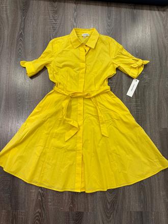 Calvin klein krasne žlte letné šaty s, calvin klein,s