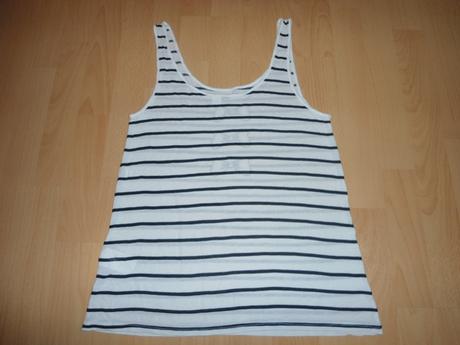 Cierno-biele letne tricko, h&m,s