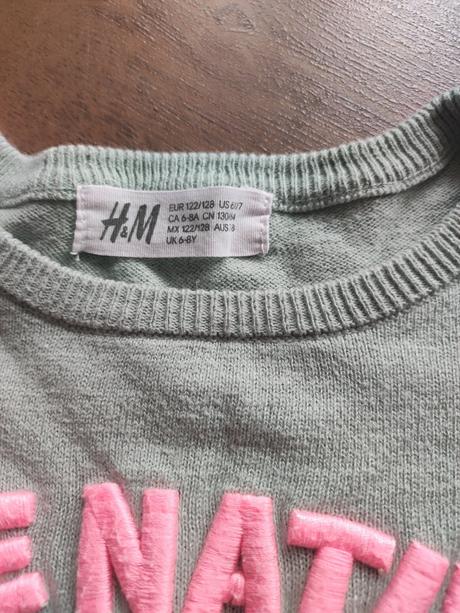Detský sveter, h&m,122