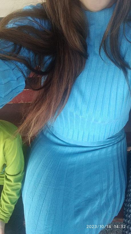 Sukna a upletovy top komplet, s