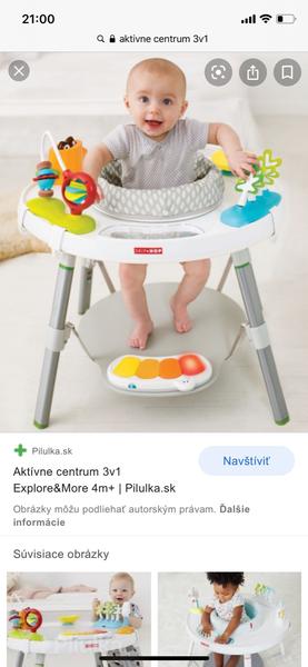 Je aktívne centrum vhodné pre dieťatko?
