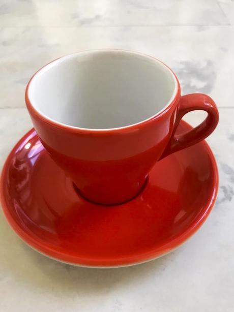 Koralová kávová súprava,