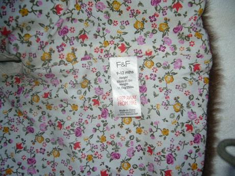 Kožušinový kabátik, f&f,80