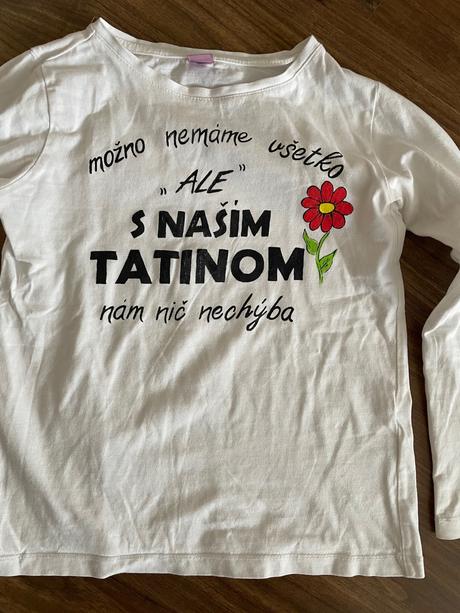 Tricko s malovanym napisom, dopodopo,122