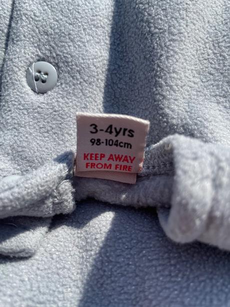 Flísové šaty 3-4r, tu,104