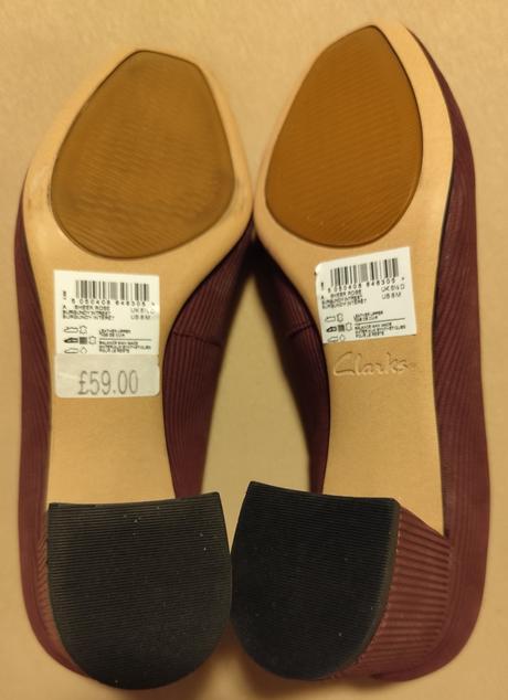 Nenosené kožené topánky clarks, clarks,39