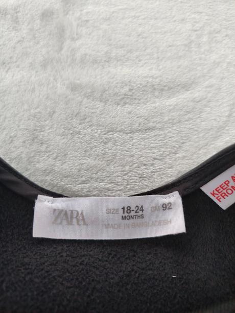 Čierne koženkové šaty zara, zara,92