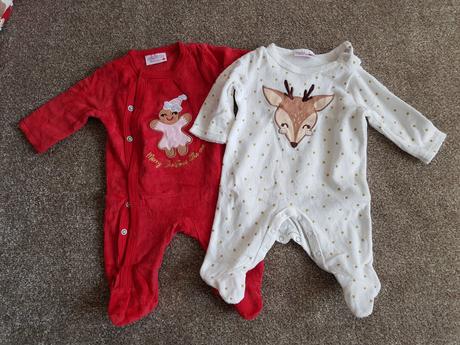 Vianočné overaly- pyžamká, pepco,56