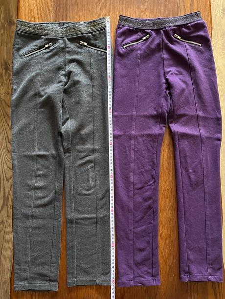 Zateplené legínky dvojbalenie, h&m,134