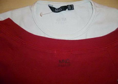 Tričko s-m-bordové, mango,s