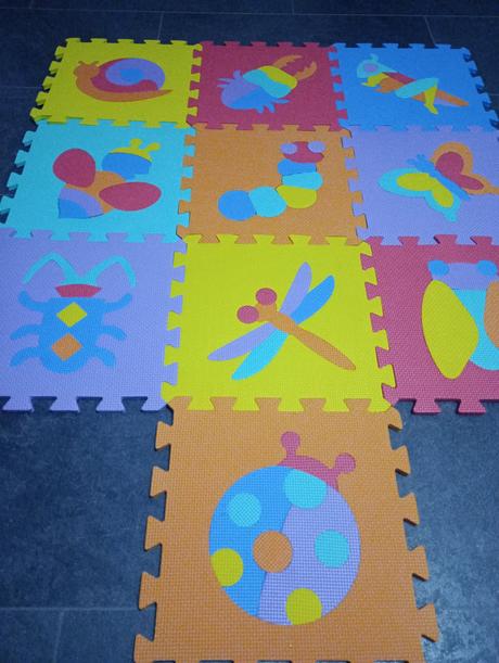 Penové puzzle zvieratká 10 ks, 