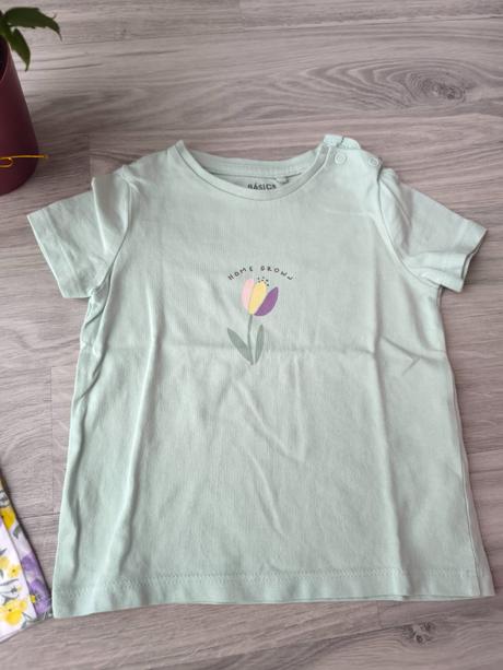 2x tričko veľkosť 74, basics,74