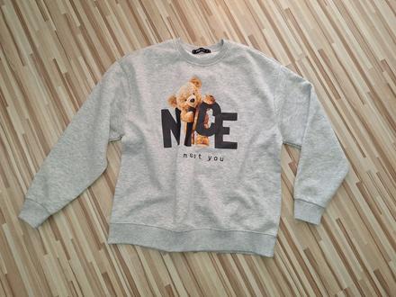 Mikina oversized, fishbone,l / m / s