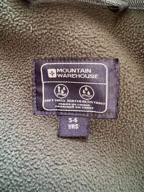 Softshellova bunda, mountain warehouse,116