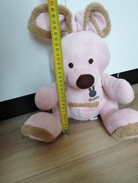 Ružový zajac, plyšák, 