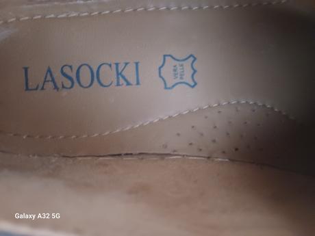 Kožené poltopánky lasocki, lasocki,37