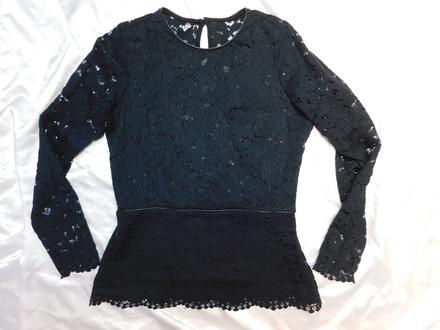 Kvalitna trendy elegantna čipkovana bluzka, 36