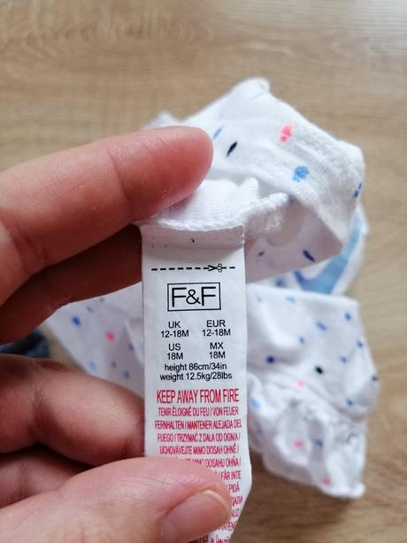 Súprava oh happy day 12-18m, f&f,86