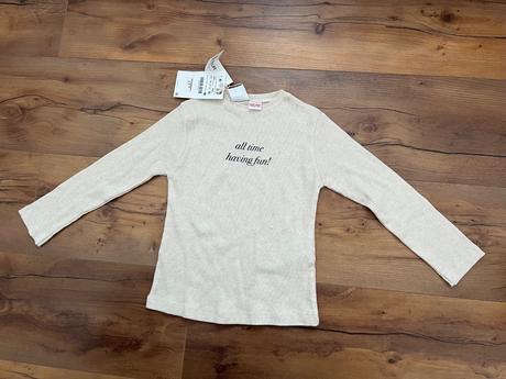 Vrúbkované tričko nové, zara,110