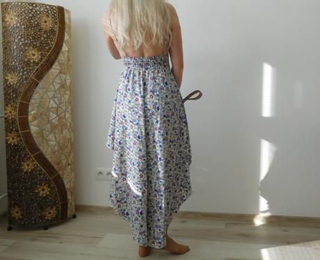 Šaty kvietočkované, s dámske letné,, s