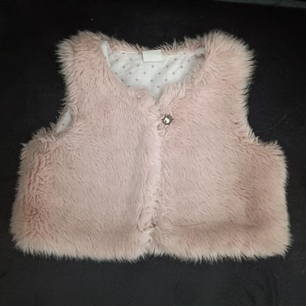 Kožušinova vesta, h&m,74