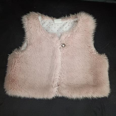 Kožušinova vesta, h&m,74