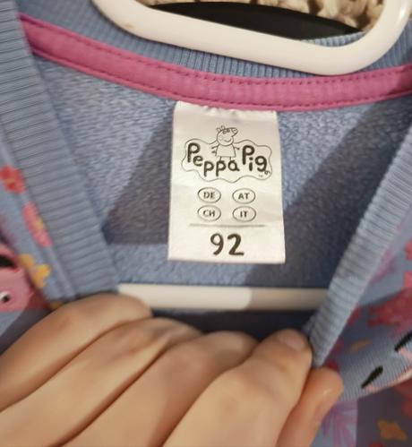 Mikinové šatky peppa pig, 92