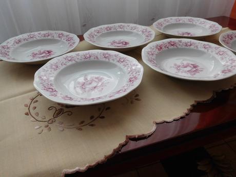 Taniere polievkové- porcelánové čechoslovakia 6x,, 
