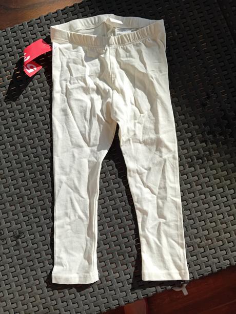 Tenké legíny nové, h&m,92